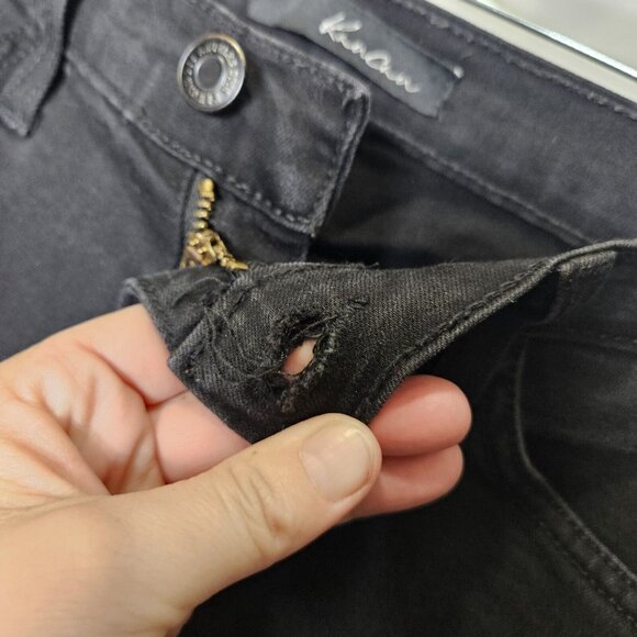 KanCan Bk1281R Black Skinny Jeans Women's‎ High Rise size 26 - Picture 7 of 10